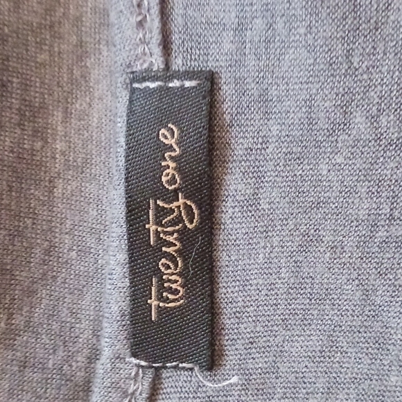 Twenty One Sequin Sparkle Grey Tank - Picture 2 of 5